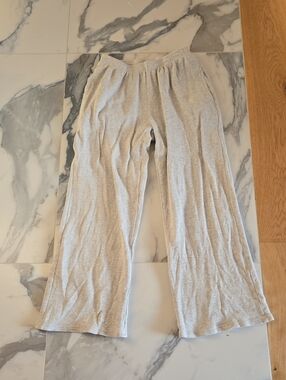 Brandy Melville Wide-Leg Lounge Pants - Light Heather Gray, GUC, Comfy Chic